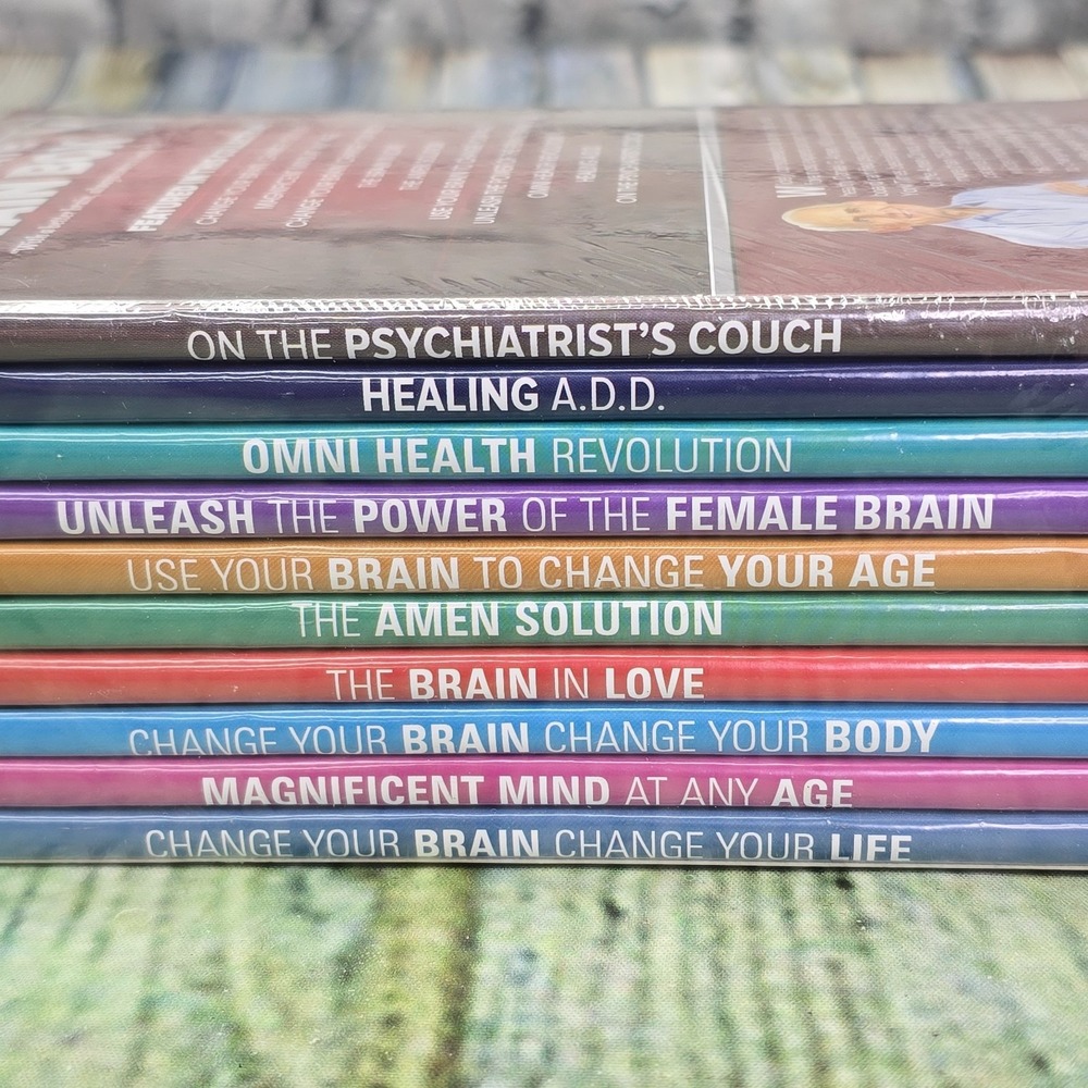 Dr Daniel‎ Amen Brain Box X + Change Your Brain Coaching Program DVD Sets - NEW - Picture 6 of 9